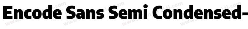 Encode Sans Semi Condensed字体转换